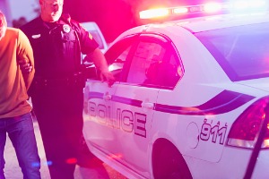 A man be arrested and accused of Felonies in Pekin IL