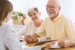 Clients going over Estate Planning with lawyer in Lewiston IL